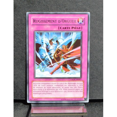 carte YU-GI-OH CSOC-FR067 Rugissement D'orgueil NEUF FR