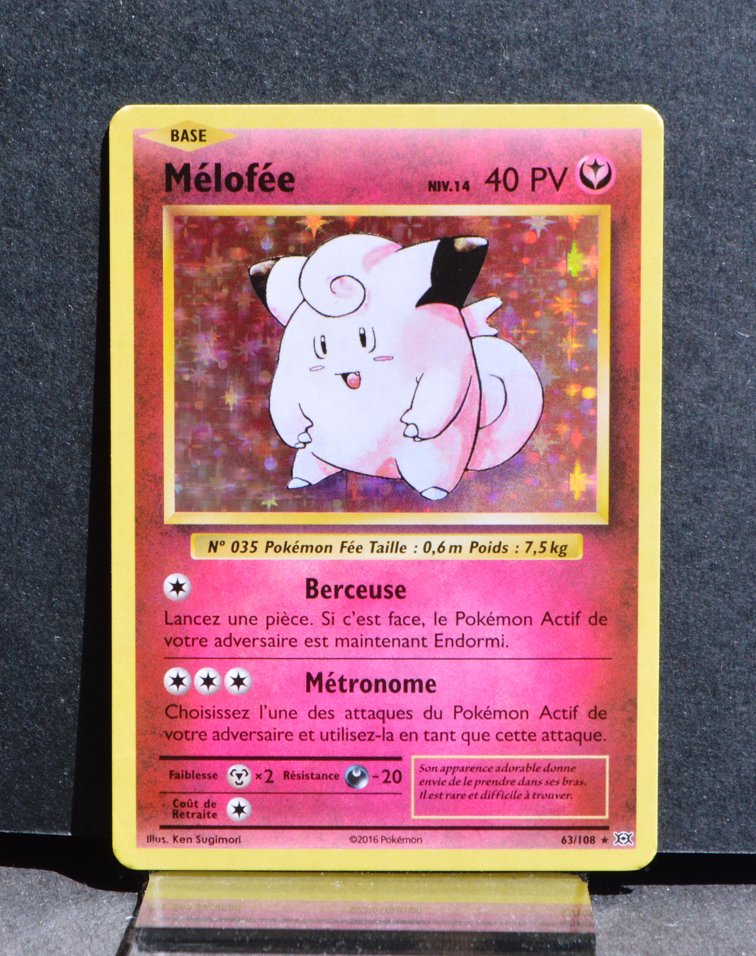 JUMBO : Carte Pokémon original [FR] - JUMBO = géante / grande