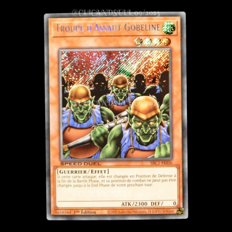 carte YU-GI-OH SBC1-FRI06 Troupe d'Assaut Gobeline SE